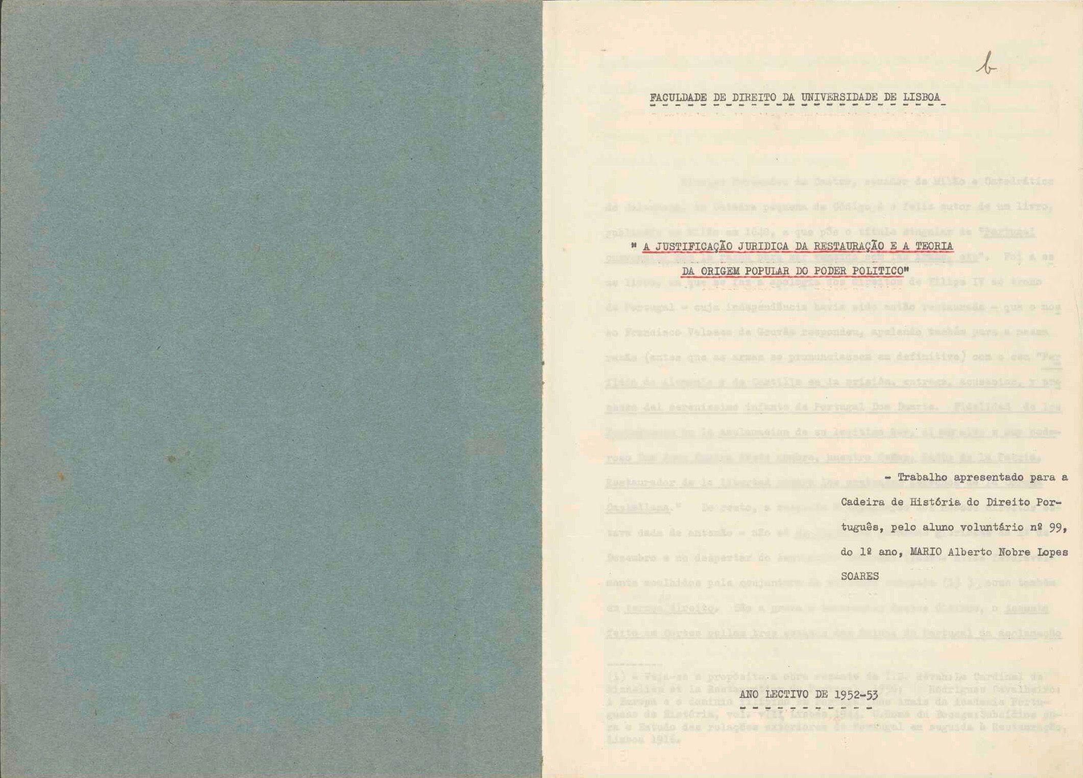 Imagem de destaque para o evento Homenagem a Mário Soares pela Faculdade de Direito de Lisboa