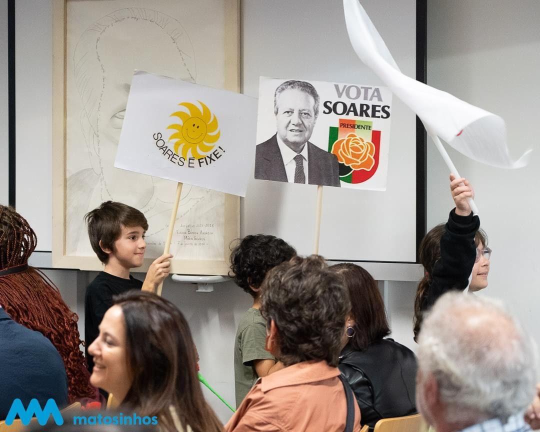 Imagem de destaque para a notícia Lançamento do livro "Mário Soares: No Caminho da Liberdade" em Matosinhos