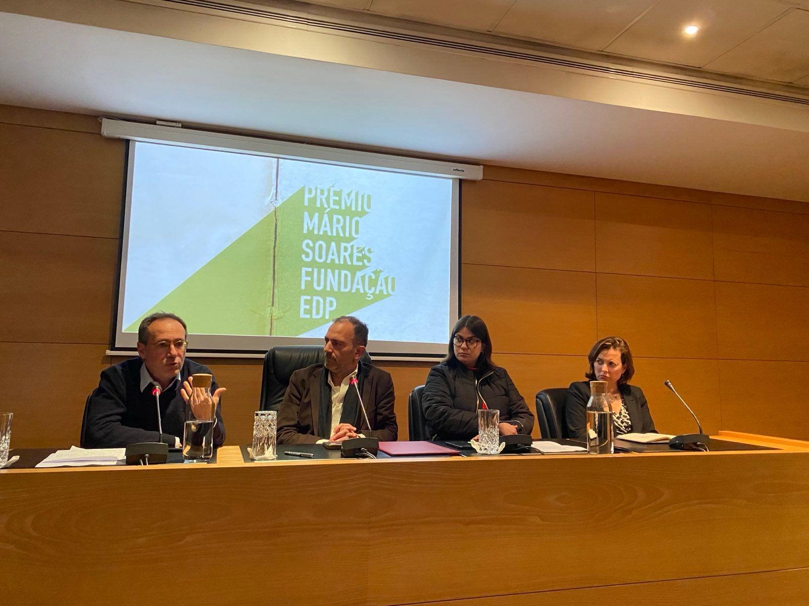 Imagem de destaque para a notícia Cerimónia de entrega do Prémio Mário Soares-Fundação EDP 2024