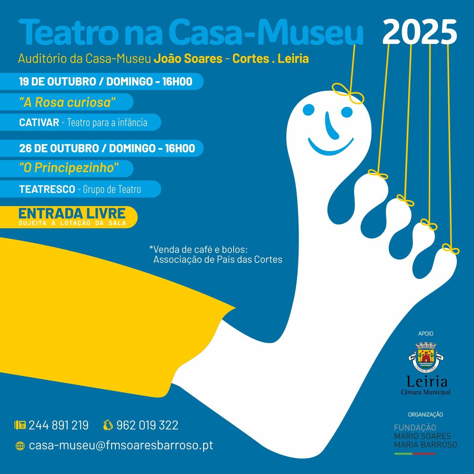 Imagem de destaque para o evento Teatro na Casa-Museu 2025