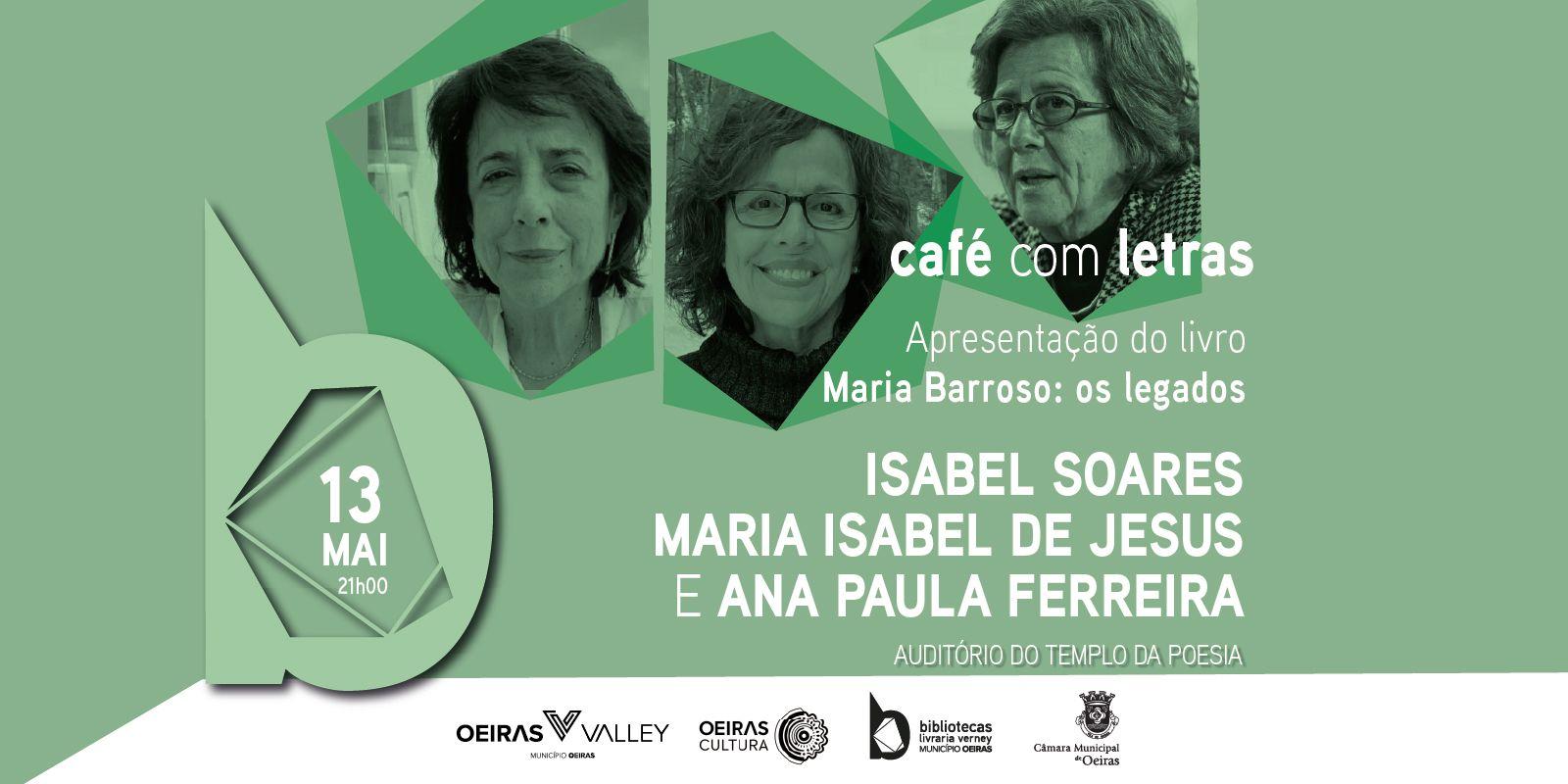 Imagem de destaque para o evento Apresentação do livro "Maria Barroso: os legados" em Oeiras
